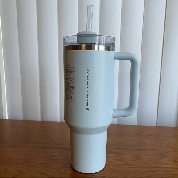 Stanley x Starbucks Spring Blue Tumbler 40oz - Picture 1 of 9